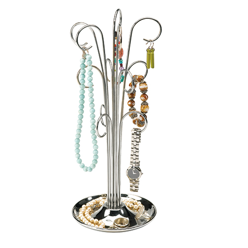 Umbra chrome jewellery tree Cosy Home Blog