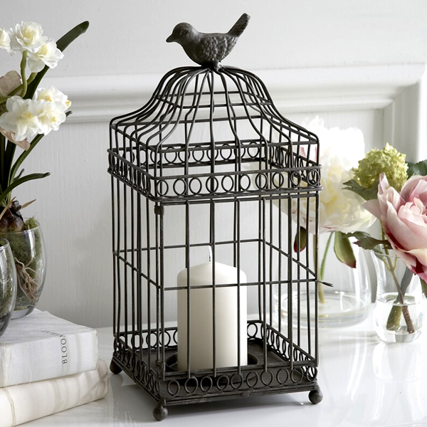 Trendy bird cage candle holder Cosy Home Blog