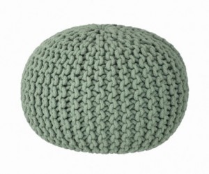 Ferm Living knitted pouf seat
