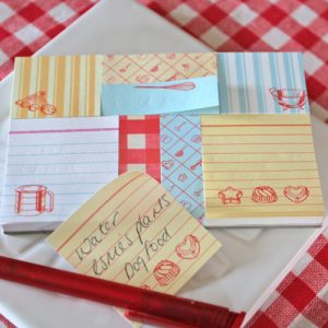 Kitchen Notes set from Berry Red