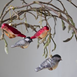 Designers Guild vintage style bird decorations