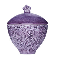 Mateus Ceramics purple lace bowl
