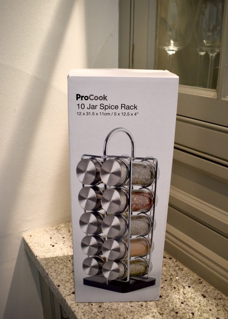 Product review: ProCook 10 jar spice rack - Cosy Home Blog