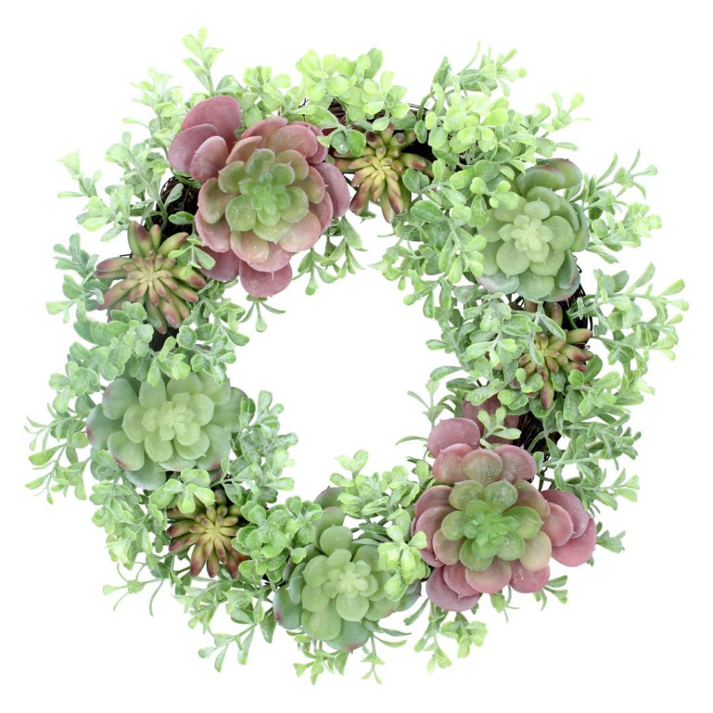 Floral home decor wreath from Gisela Graham