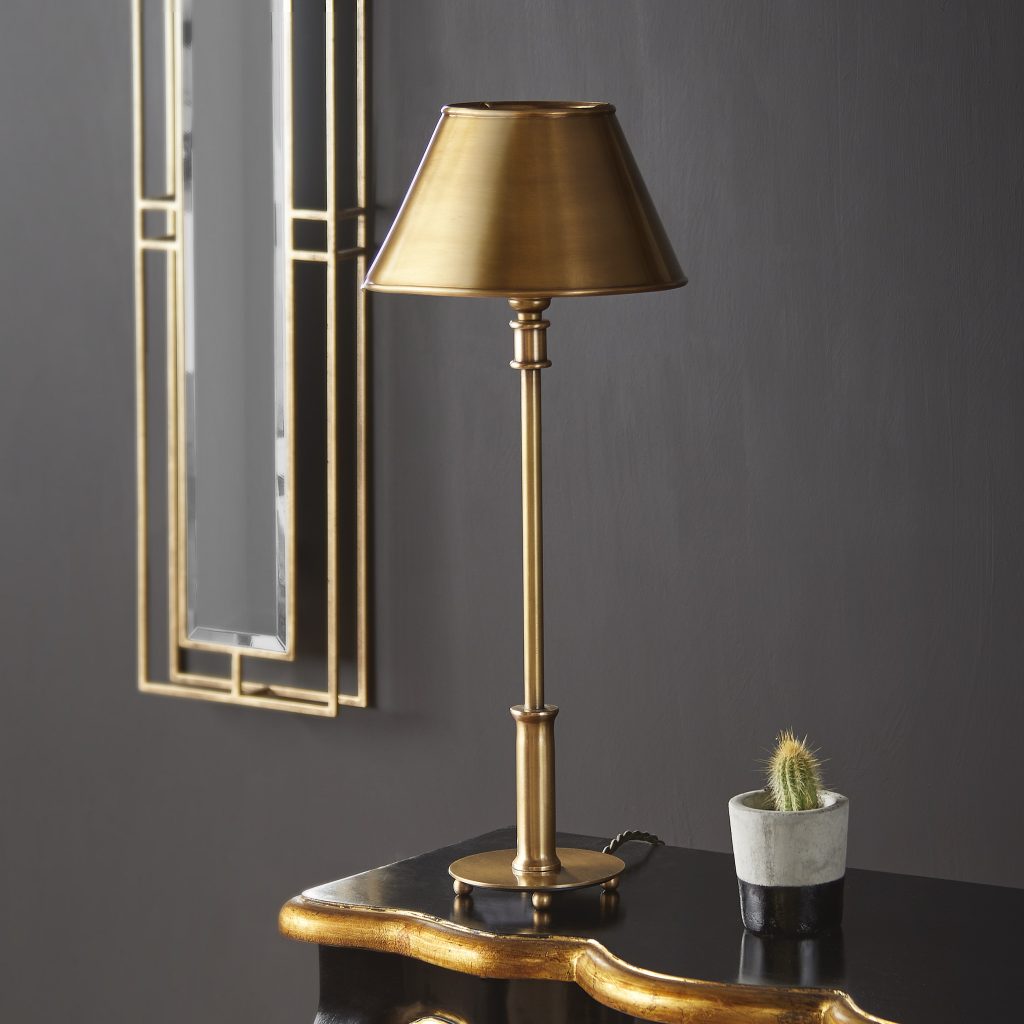 Brass table lamps to enhance your home
